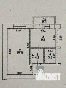 1-к квартира, вторичка, 42м2, 2/10 этаж