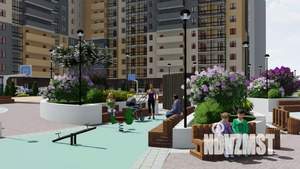 2-к квартира, строящийся дом, 73м2, 14/14 этаж