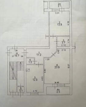 2-к квартира, вторичка, 71м2, 3/5 этаж
