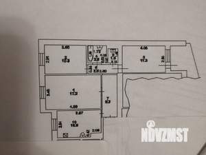 3-к квартира, вторичка, 64м2, 2/10 этаж