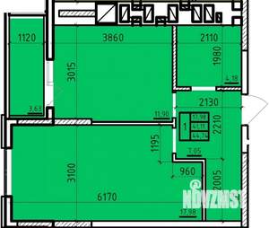 1-к квартира, строящийся дом, 45м2, 11/14 этаж