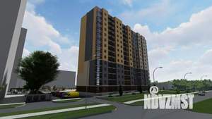 2-к квартира, строящийся дом, 75м2, 9/14 этаж