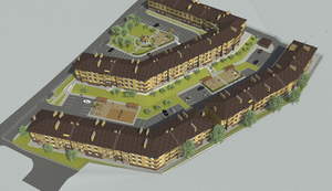 1-к квартира, сданный дом, 35м2, 2/3 этаж