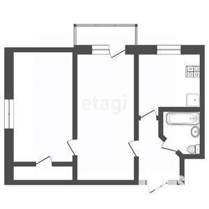 2-к квартира, вторичка, 42м2, 5/5 этаж