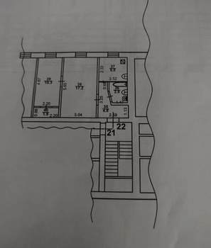 2-к квартира, вторичка, 42м2, 1/5 этаж