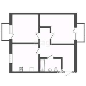 2-к квартира, вторичка, 57м2, 12/12 этаж