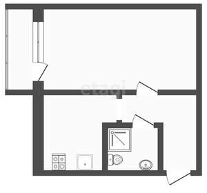 1-к квартира, вторичка, 37м2, 9/9 этаж