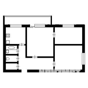 3-к квартира, вторичка, 56м2, 3/3 этаж