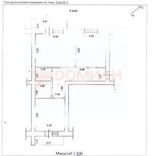 2-к квартира, вторичка, 62м2, 5/5 этаж