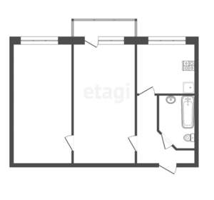 2-к квартира, вторичка, 42м2, 5/5 этаж