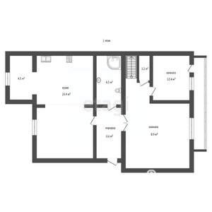 4-к квартира, вторичка, 95м2, 5/5 этаж