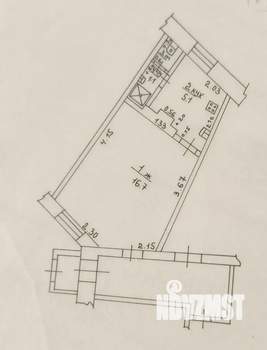 1-к квартира, вторичка, 23м2, 1/1 этаж
