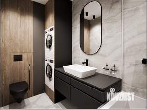 2-к квартира, строящийся дом, 56м2, 4/17 этаж