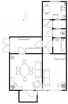 2-к квартира, вторичка, 53м2, 4/4 этаж