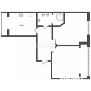 2-к квартира, вторичка, 95м2, 5/5 этаж