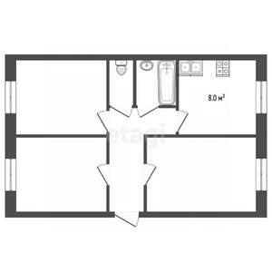 3-к квартира, вторичка, 70м2, 5/5 этаж