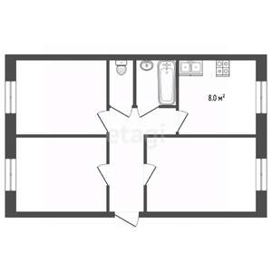 3-к квартира, вторичка, 70м2, 5/5 этаж