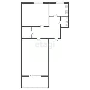 2-к квартира, вторичка, 41м2, 5/6 этаж