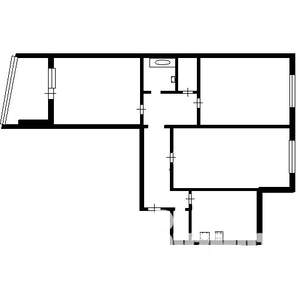 3-к квартира, вторичка, 62м2, 3/9 этаж